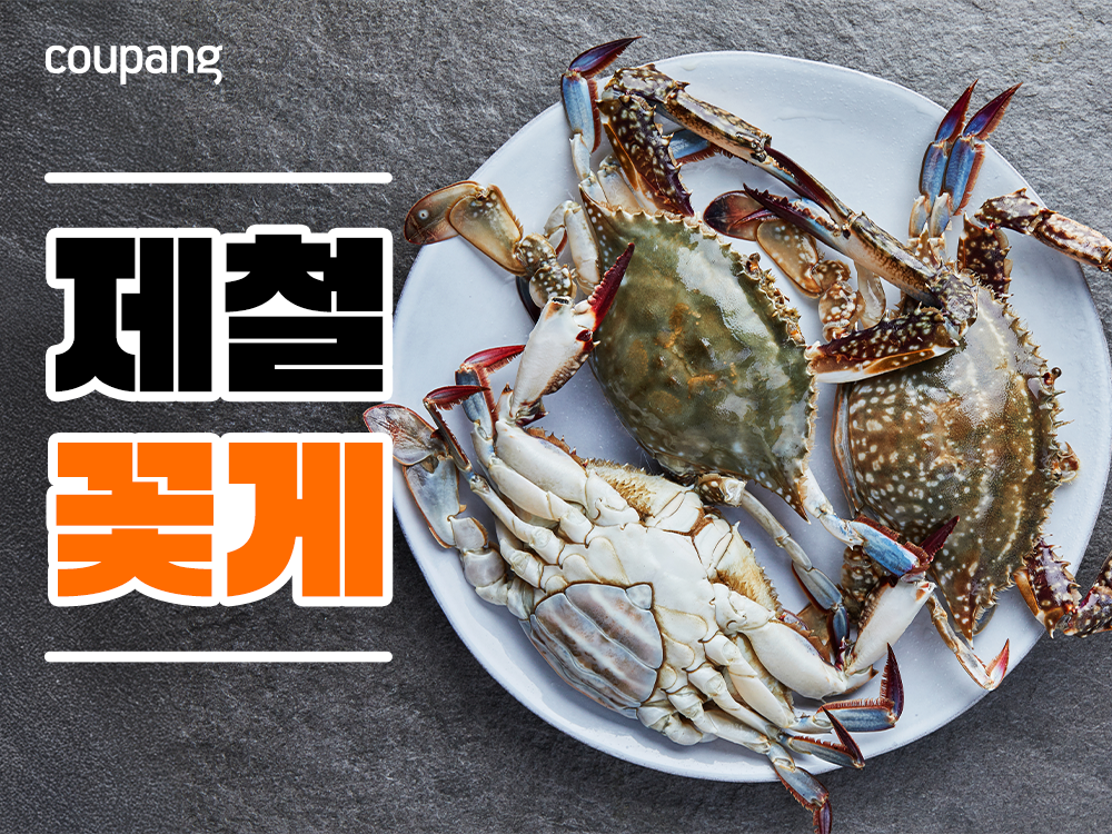 쿠팡 로켓프레시, ‘가을 꽃게 기획전’ 열어