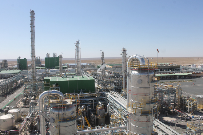 우즈베키스탄 우스튜르트 가스화학 플랜트(UGCC). 사진=가스공사