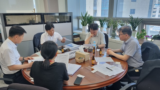 울산광역시 해안방제 컨설팅(7.30.)모습.(제공=남해해경청)