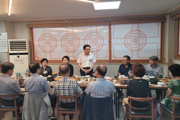 진천군, 독립유공자 유족 초청 오찬 간담회 개최