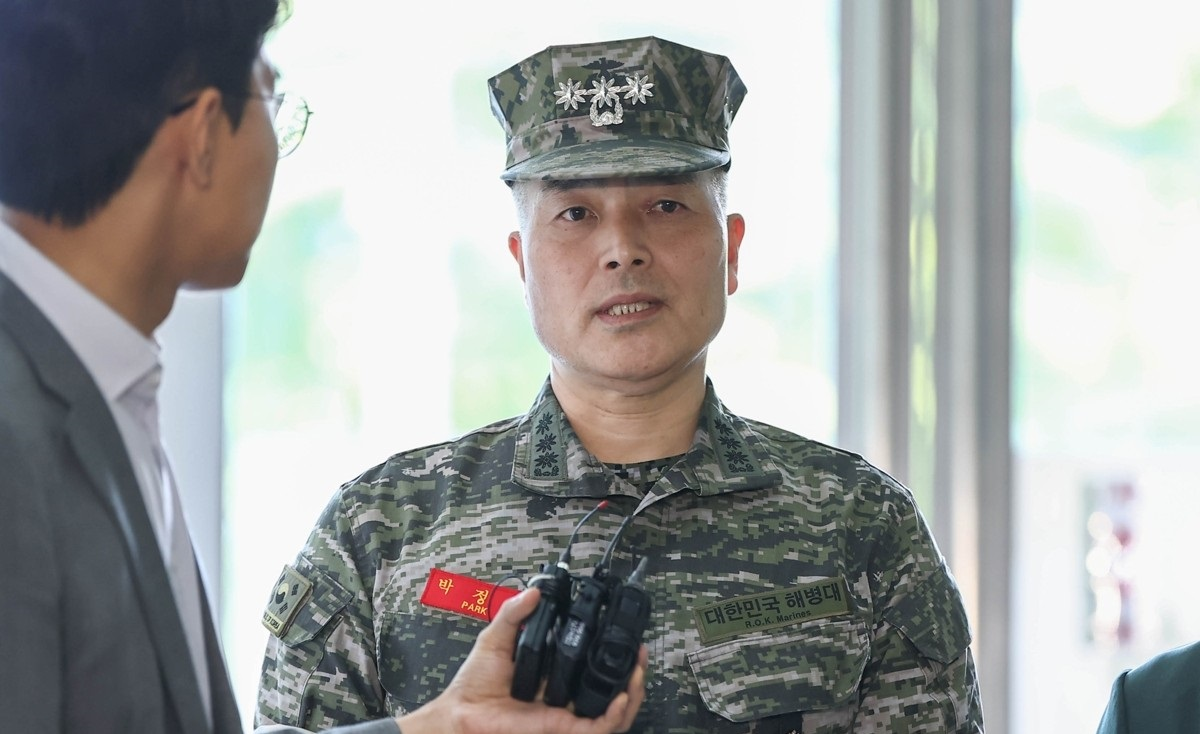 박정훈 수사단장, 순직해병특검 4차 참고인 조사차 출석(사진=연합뉴스)