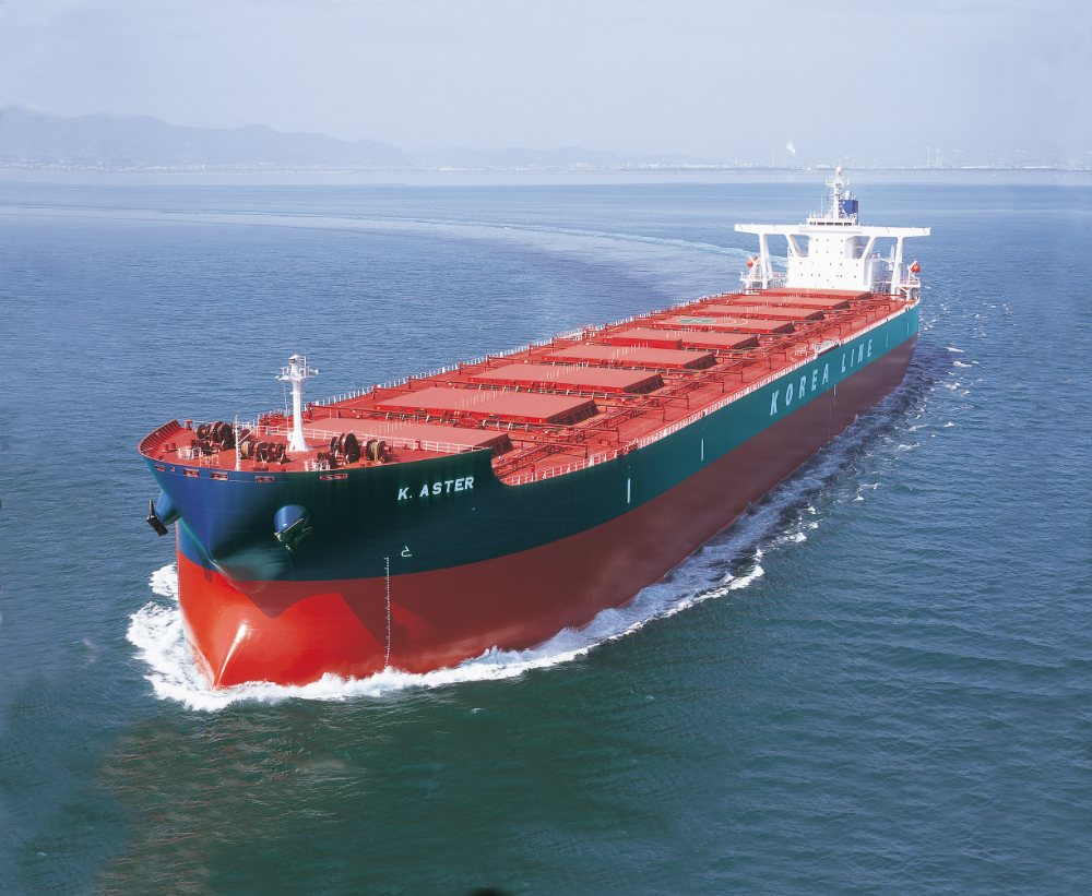 대한해운 벌크선 케이 아스터(K.ASTER)호.(사진=SM그룹)
