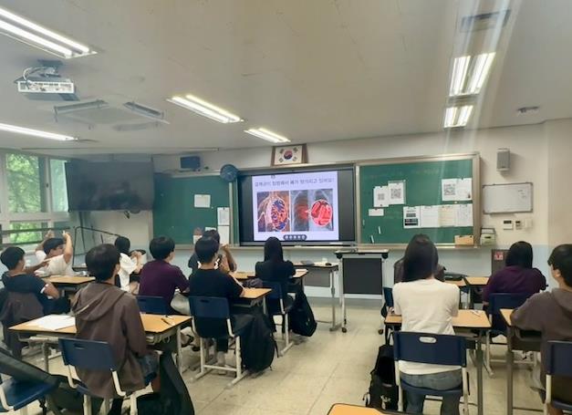 ‘찾아가는 결핵예방교육’ 진행 모습