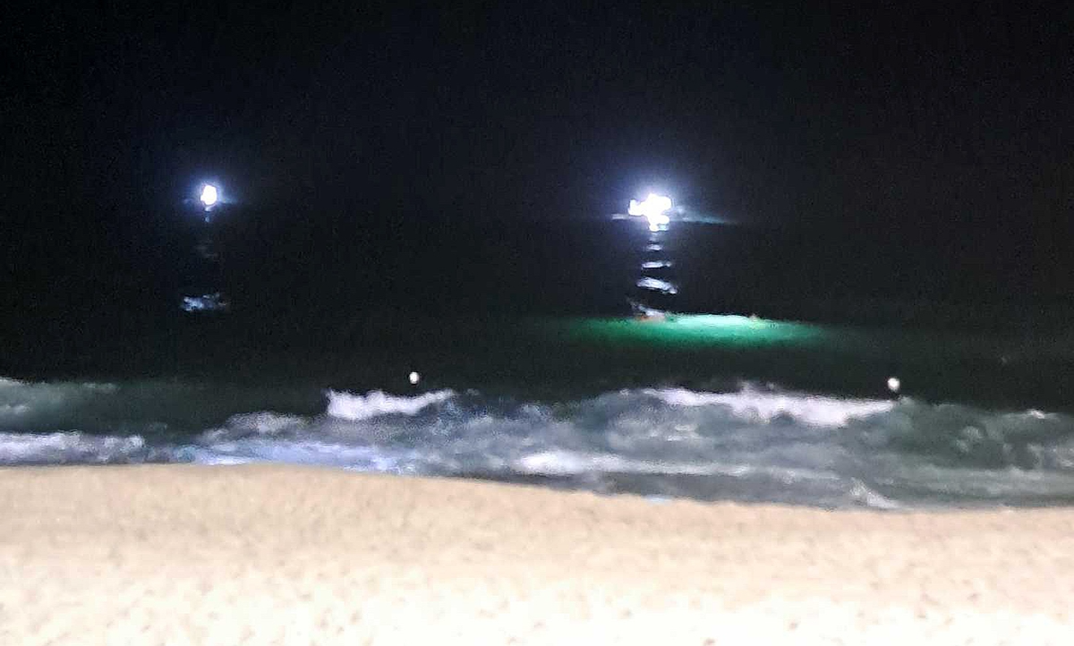 강릉 하평해변 수난 구조 현장(사진=연합뉴스)