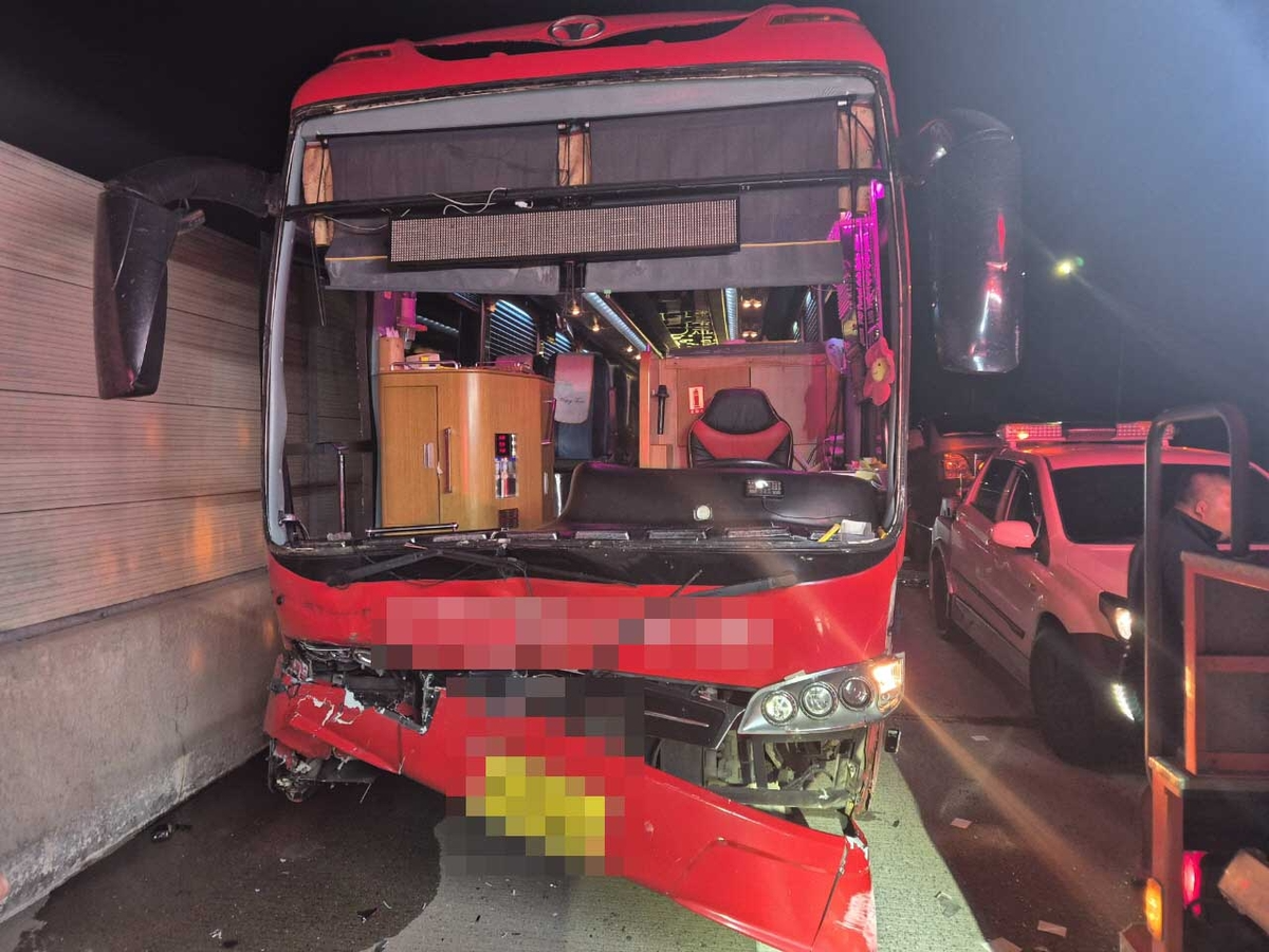 사고 버스(사진=연합뉴스)