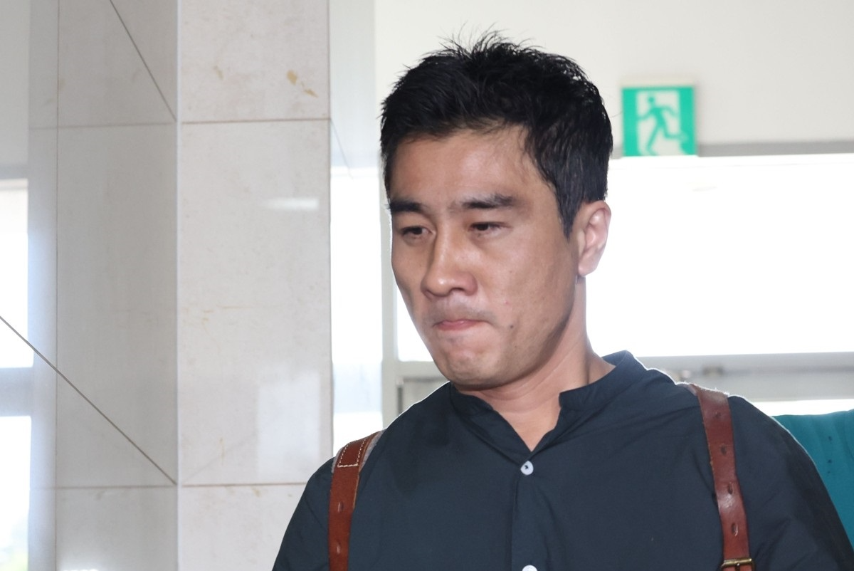 특검 출석하는 전직 해병 이관형 씨(사진=연합뉴스)