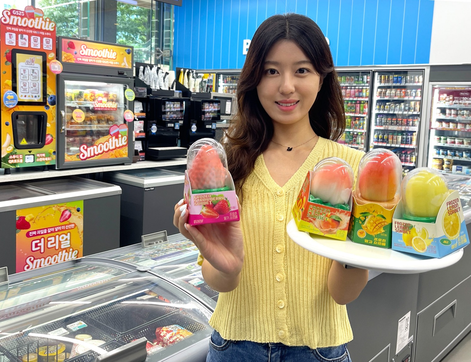 GS25, SNS 메가 히트 아이스크림 ‘프로즌 딸기 소르베’ 선보여