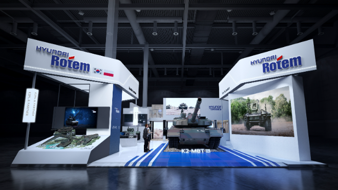 현대로템, 폴란드형 K2 전차 최초 공개