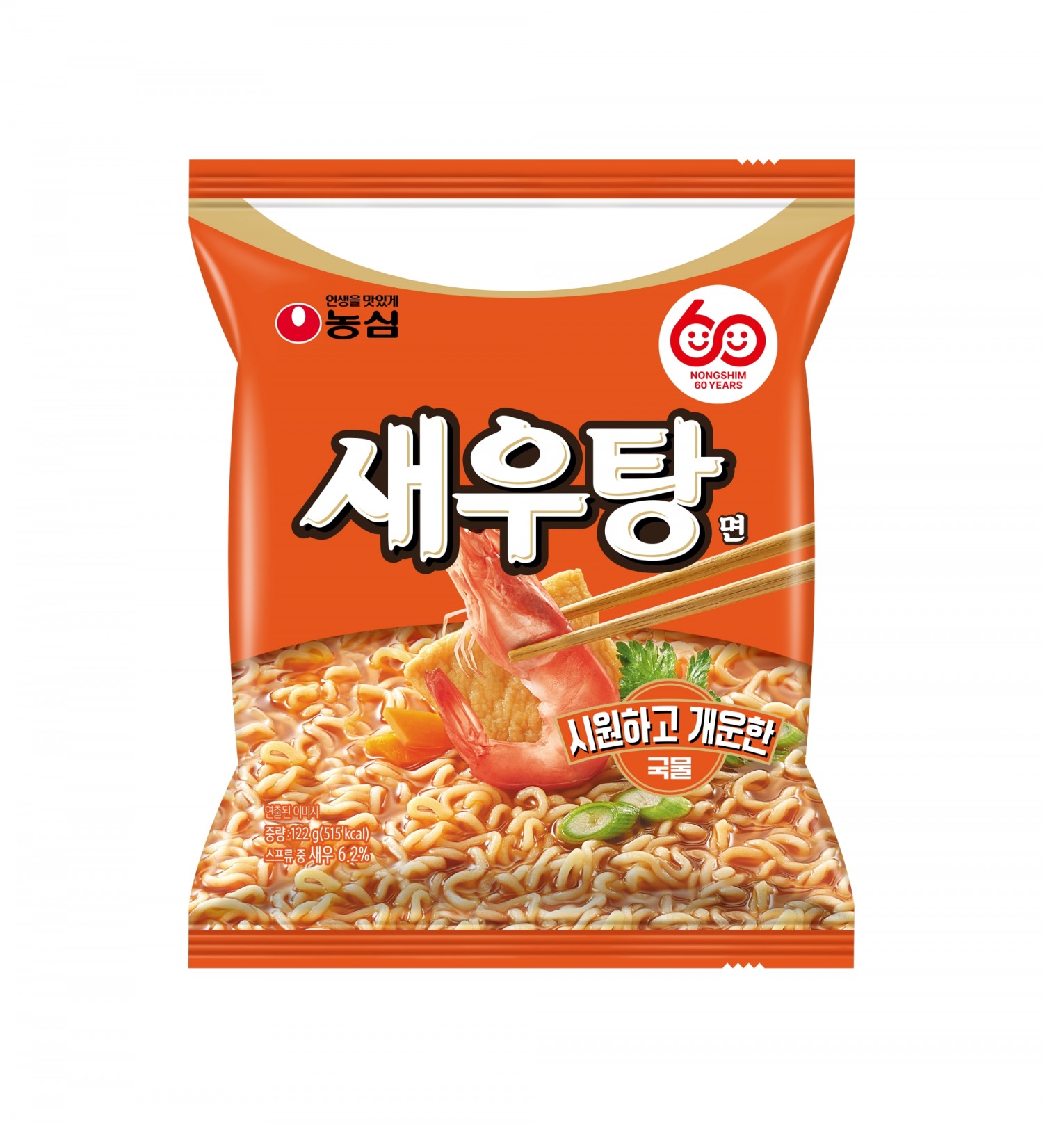 농심, ‘새우탕면’ 선보여