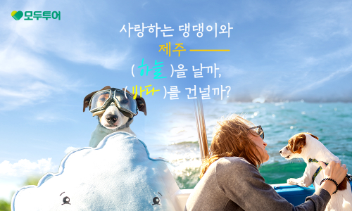 모두투어, '모두N펫 제주도' 기획전 선보여