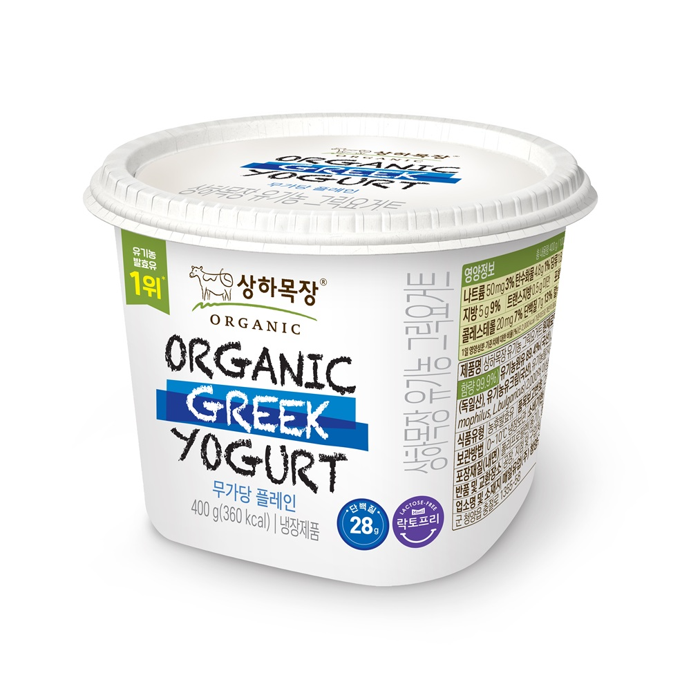 매일유업 '유기농 그릭요거트 무가당 플레인’ 400g 대용량 선보여