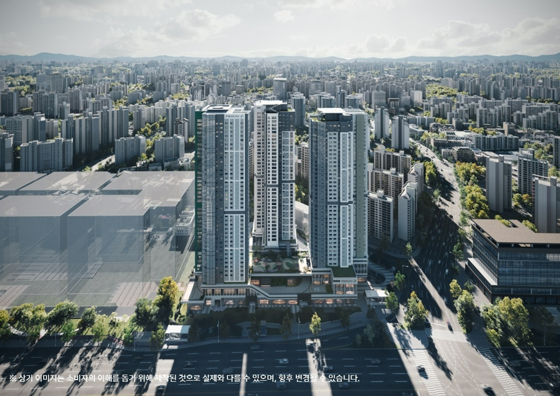 망포역 푸르지오 르마크 조감도.