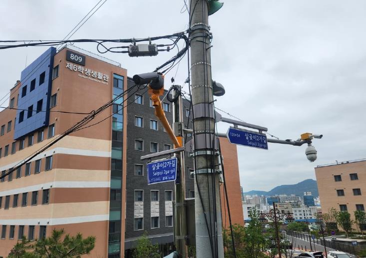 상반기 CCTV 추가 설치한 모습