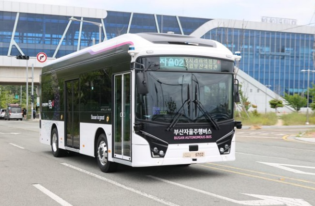 부산자율주행버스.(제공=부산시)