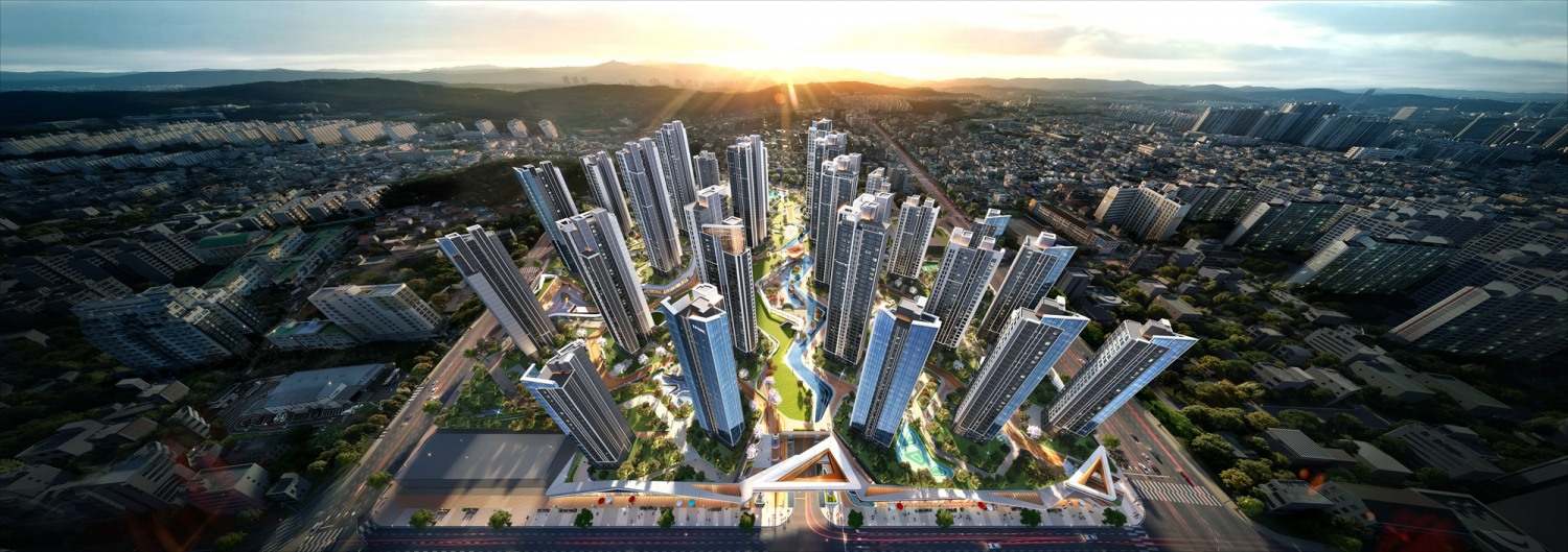 대전 변동 A구역 재개발 정비사업 조감도.(사진=HDC현대산업개발)