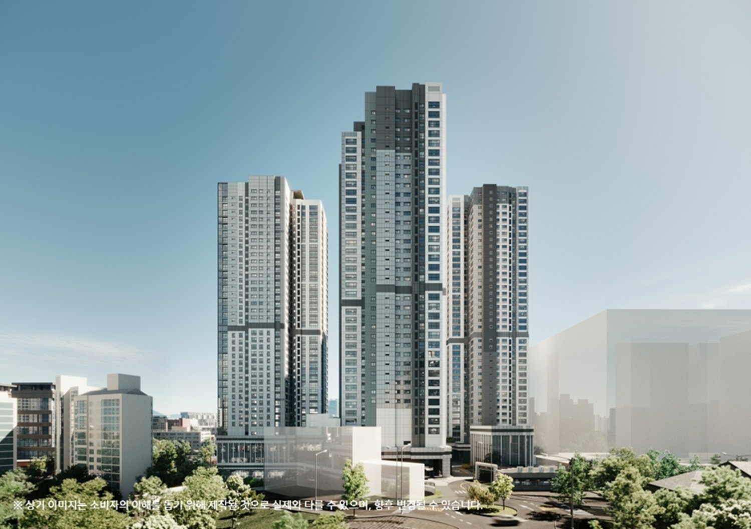 망포역 푸르지오 르마크 투시도.