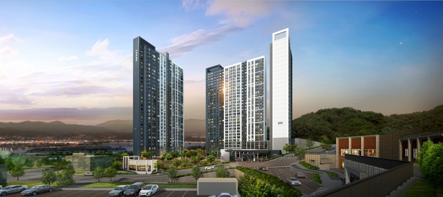 춘천 레이크시티 2차 아이파크 투시도.