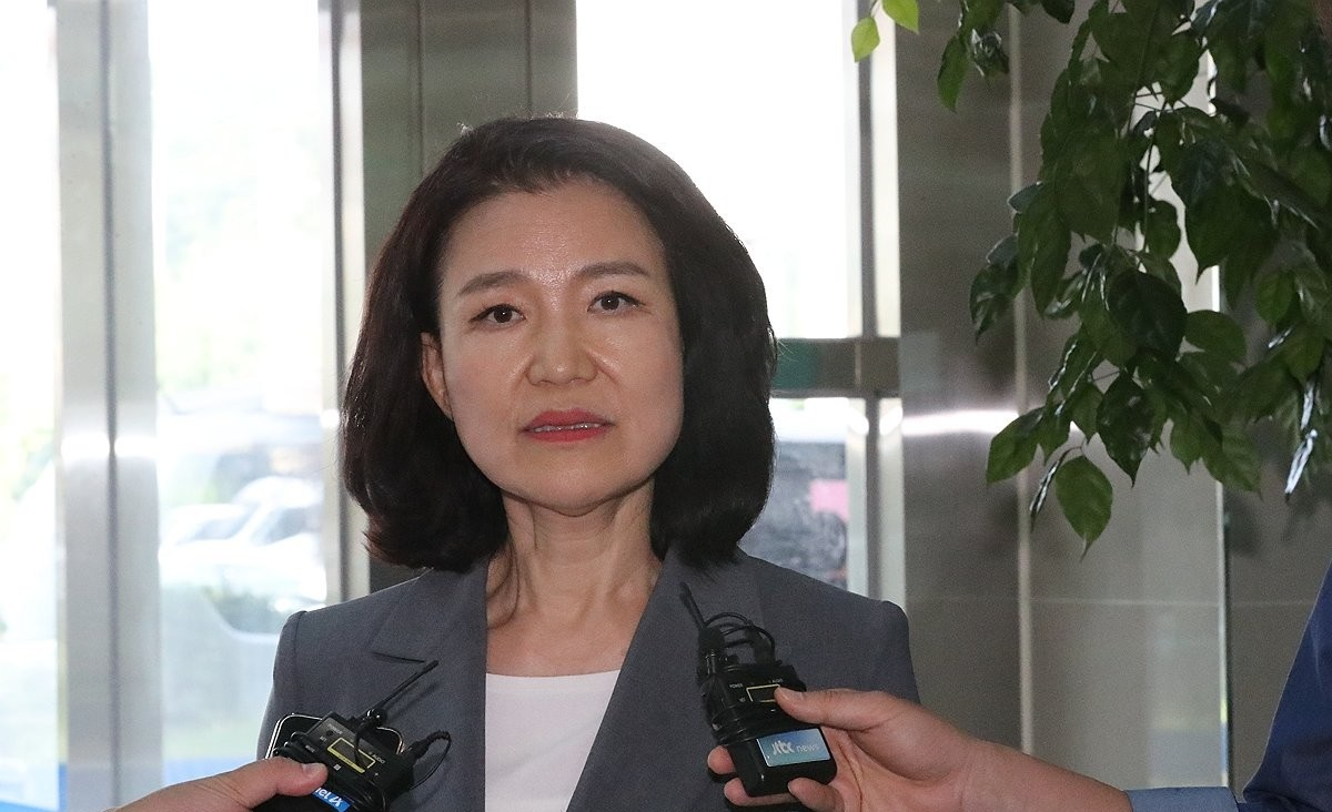 경찰 출석한 이진숙 방통위원장(사진=연합뉴스)