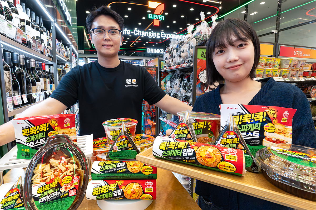 세븐일레븐-오뚜기, 콜라보 푸드간편식 4종 출시