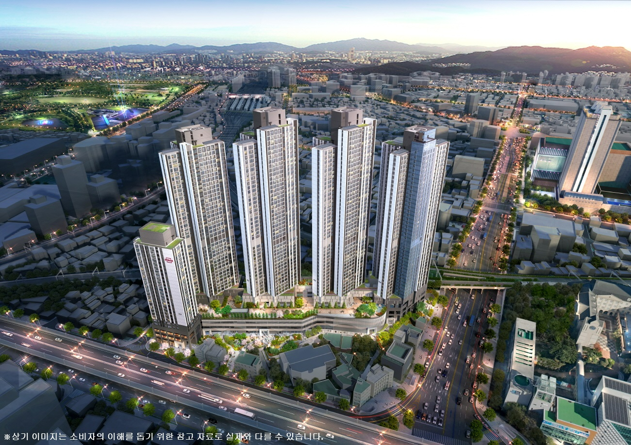 서면 어반센트 데시앙 조감도