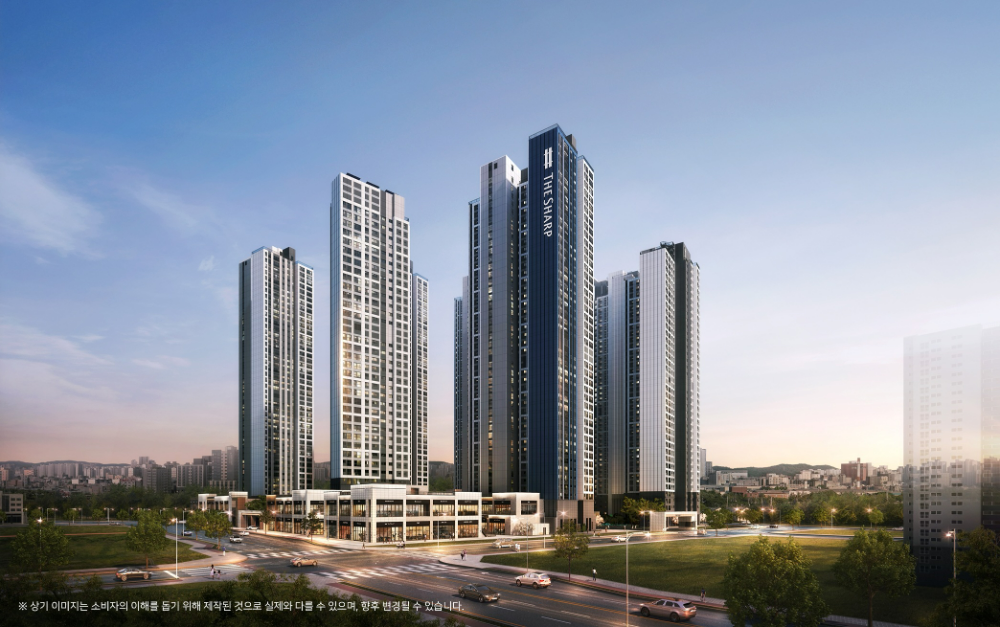 더샵 오산역아크시티 투시도.