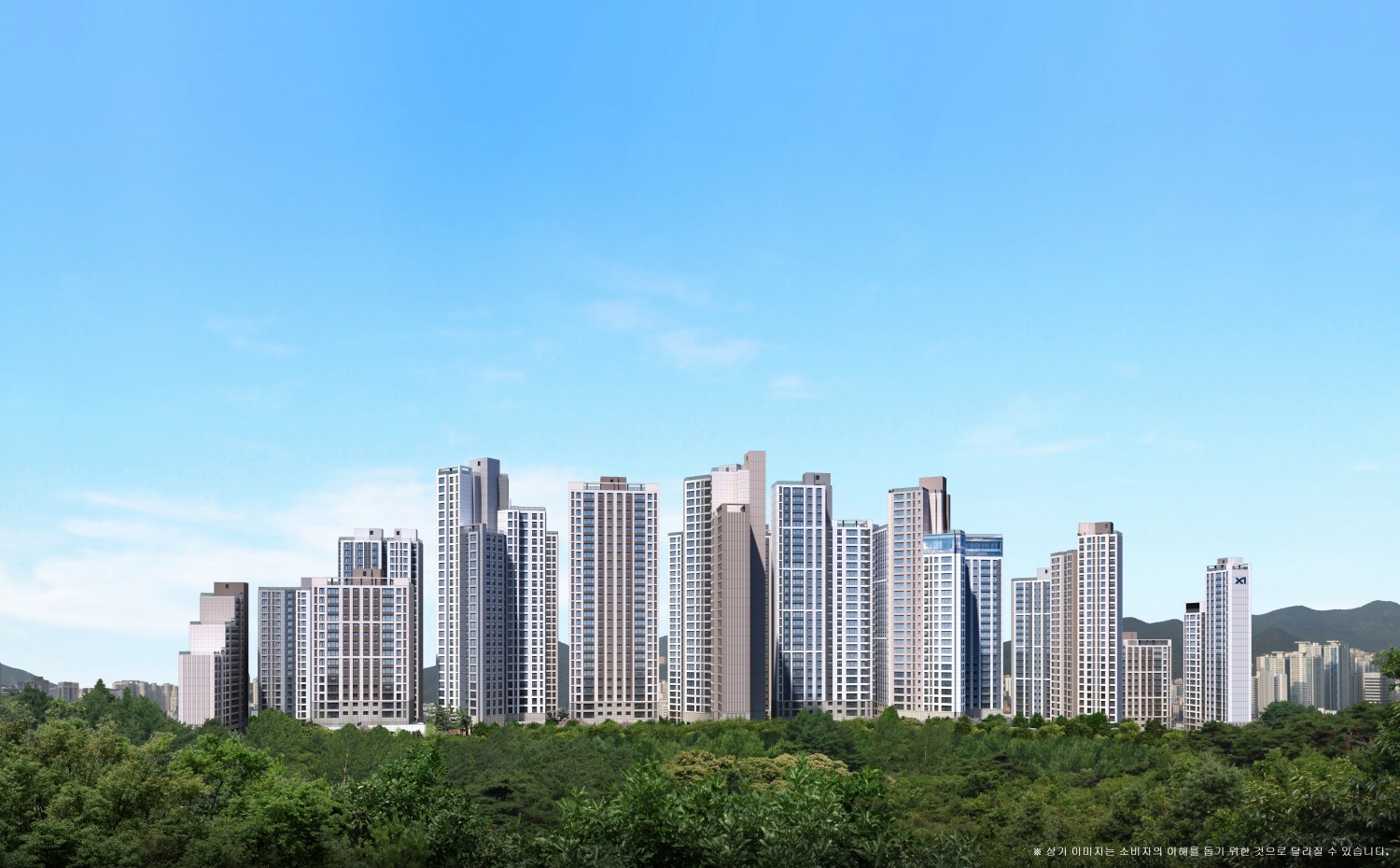 안양자이 헤리티온 투시도