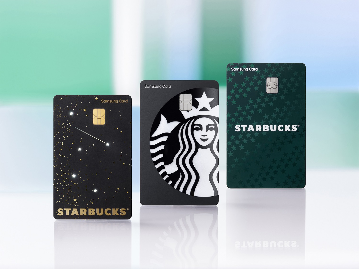 스타벅스, 스타벅스 삼성카드 선보여