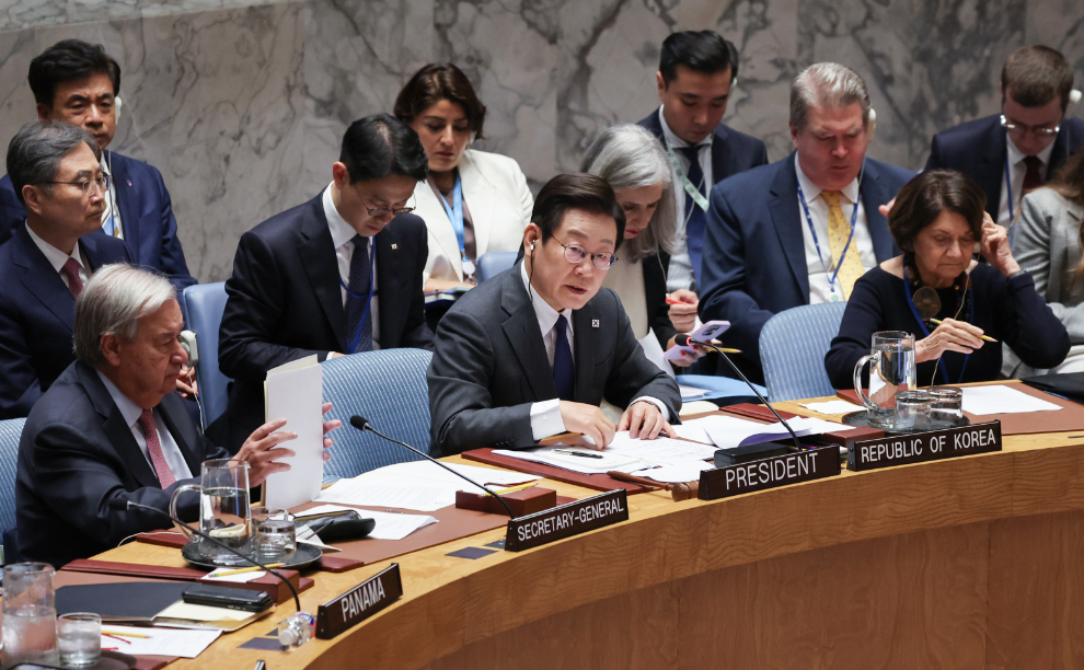 이재명 대통령, 안보리 주재(사진=연합뉴스)