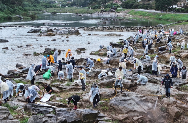 추석맞이 섬진강 환경정비