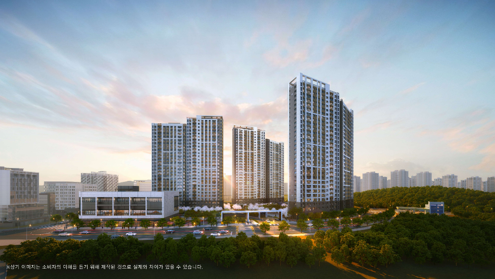 김천혁신도시 M2블럭 동일하이빌 석경투시도.