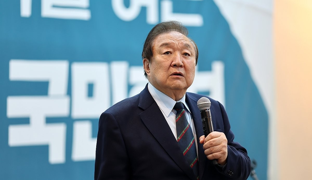 발언하는 정대철 헌정회장(사진=연합뉴스)