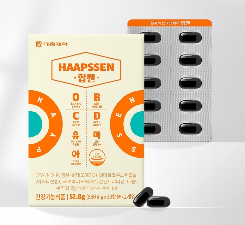 대웅제약, 복합 건기식 ‘합쎈’ 와디즈 펀딩 10000% 돌파