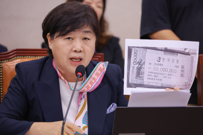 법사위서 발언하는 서영교 의원.(사진=연합뉴스)