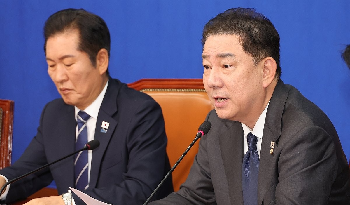 발언하는 김병기 원내대표(사진=연합뉴스)