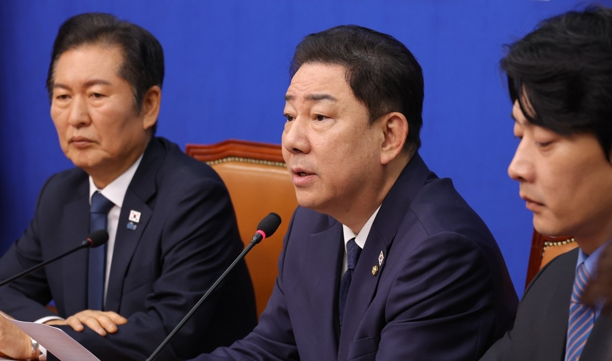 발언하는 김병기 원내대표(사진=연합뉴스)