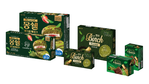 롯데웰푸드, 말차 디저트 시리즈 2차 제품 공개