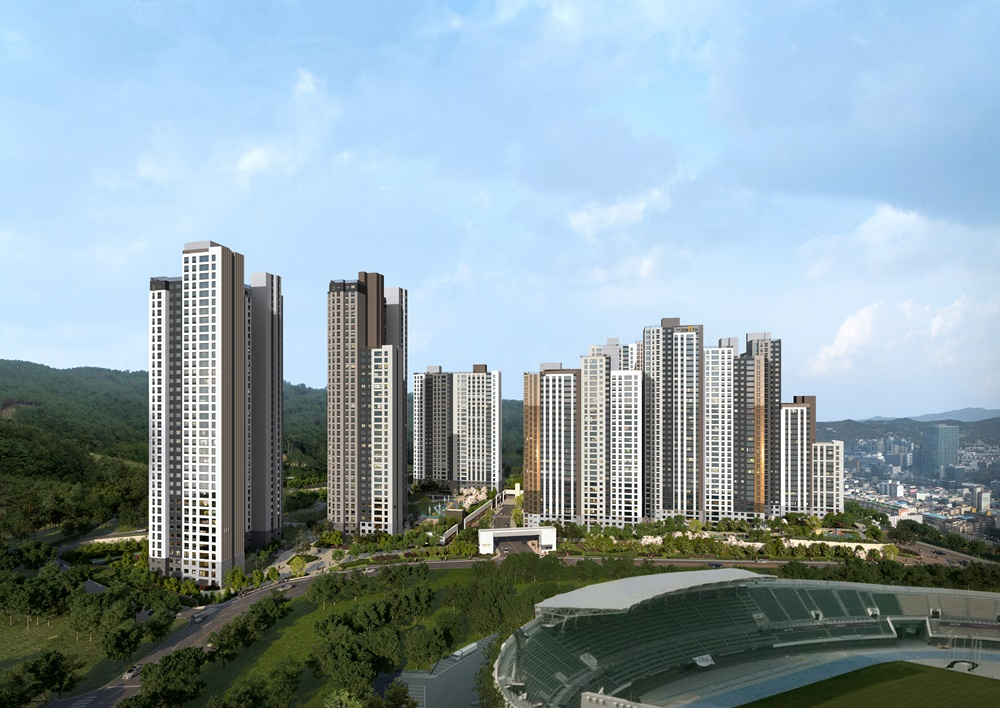 두산위브더제니스 구미 투시도.(사진=두산건설)