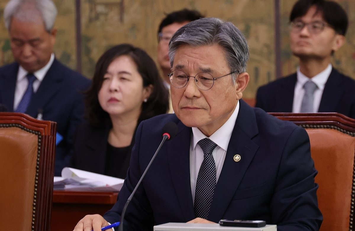 국감 질의 듣는 허민 국가유산청장(사진=연합뉴스)