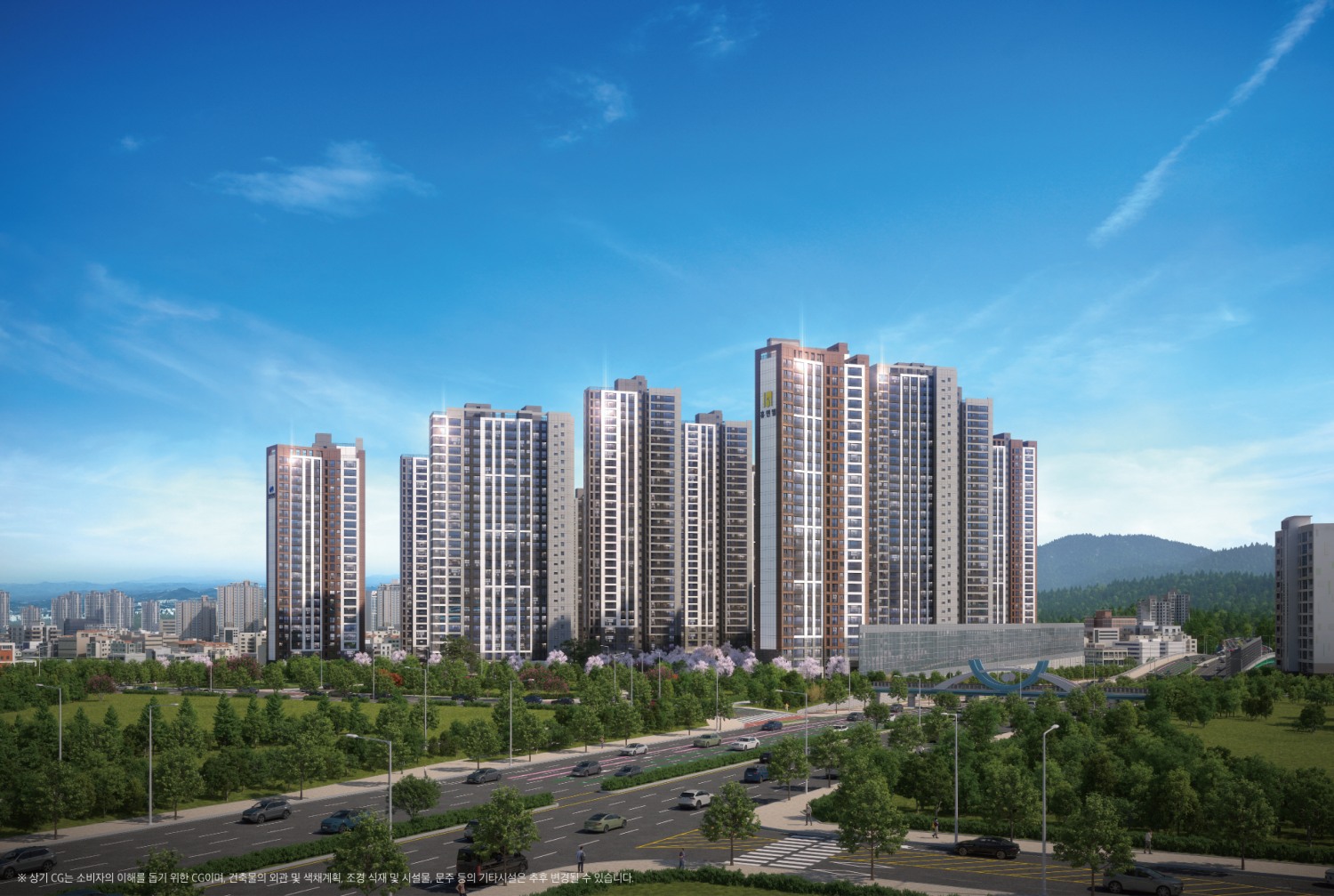 천안 휴먼빌 퍼스트시티 투시도.