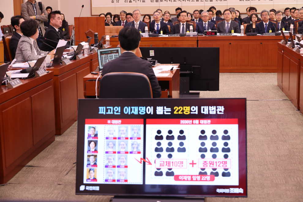 국회 법제사법위원회에서 열린 국정감사(사진=연합뉴스)