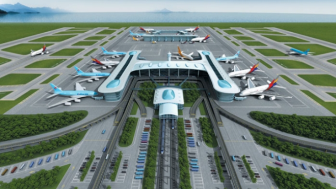 새만금국제공항 조감도.(사진=전북특별자치도)