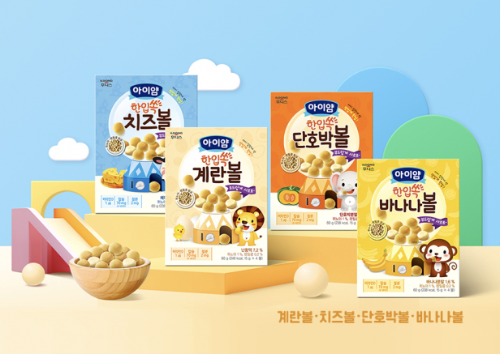 일동후디스, 유아용 ‘한입쏙 볼과자’ 4종 출시