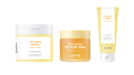 애경산업 포인트앤, 비건 클렌저 ‘비타 로즈 라인’ 출시