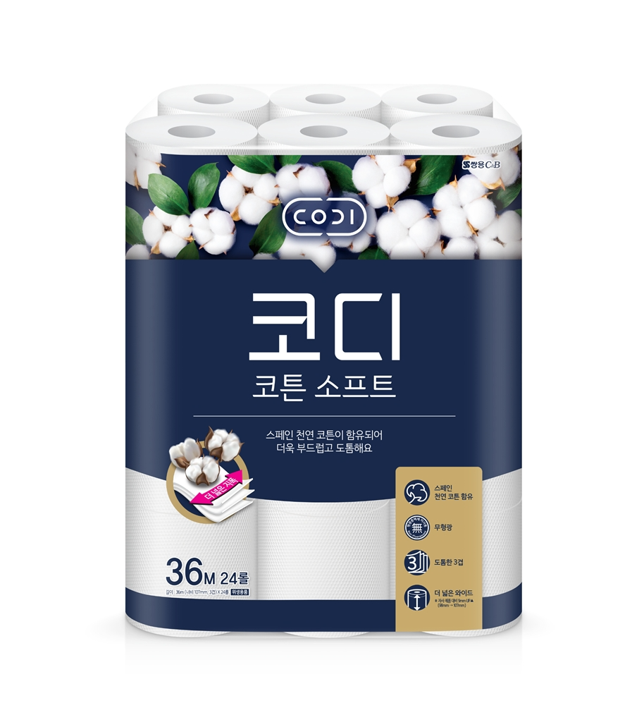 쌍용C&B, 부드러움 강화한 신제품 ‘코디 코튼 소프트’ 선보여