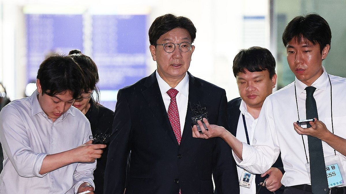 영장심사 후 이동하는 권성동 의원(사진=연합뉴스)