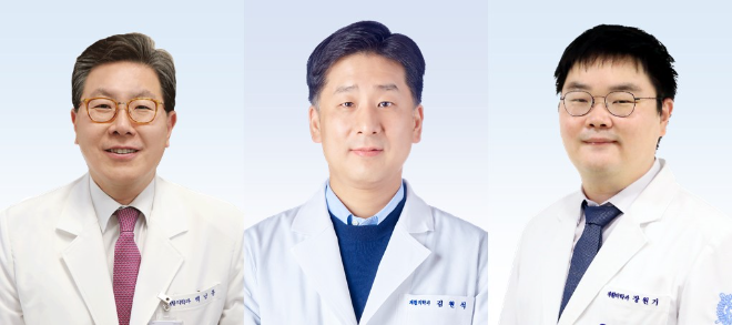 (왼쪽부터) 분당서울대병원 재활의학과 백남종·김원석·장원기 교수. 사진=분당서울대병원