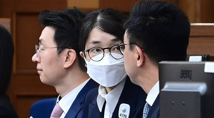 법정 출석한 김건희(사진=연합뉴스)