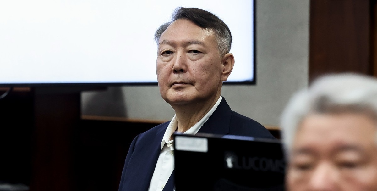 법정 출석한 윤석열(사진=연합뉴스)