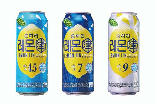 롯데칠성음료, 순하리 레몬진 4년 6개월 만에 전면 리뉴얼