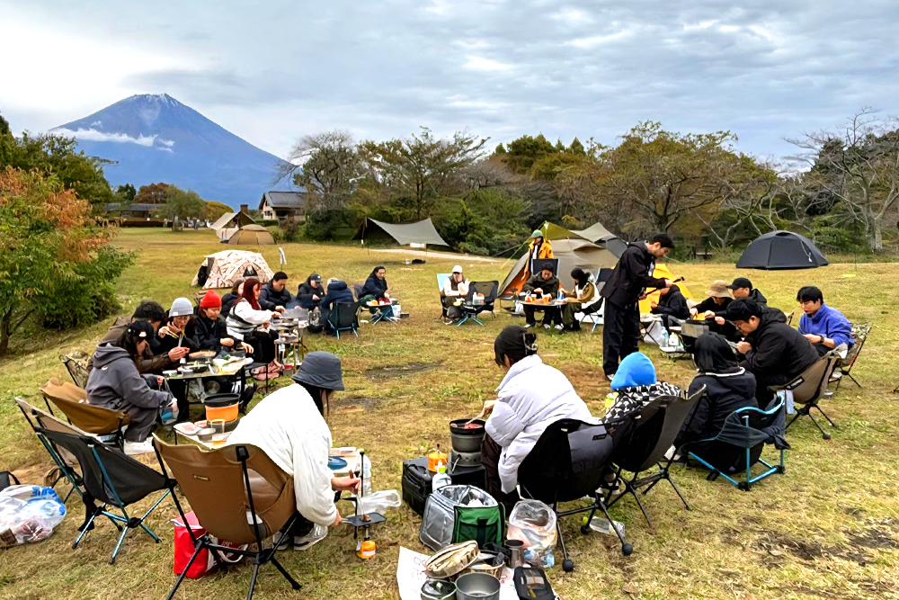모두투어, 일본 후지산 캠핑 콘셉트 투어 마무리